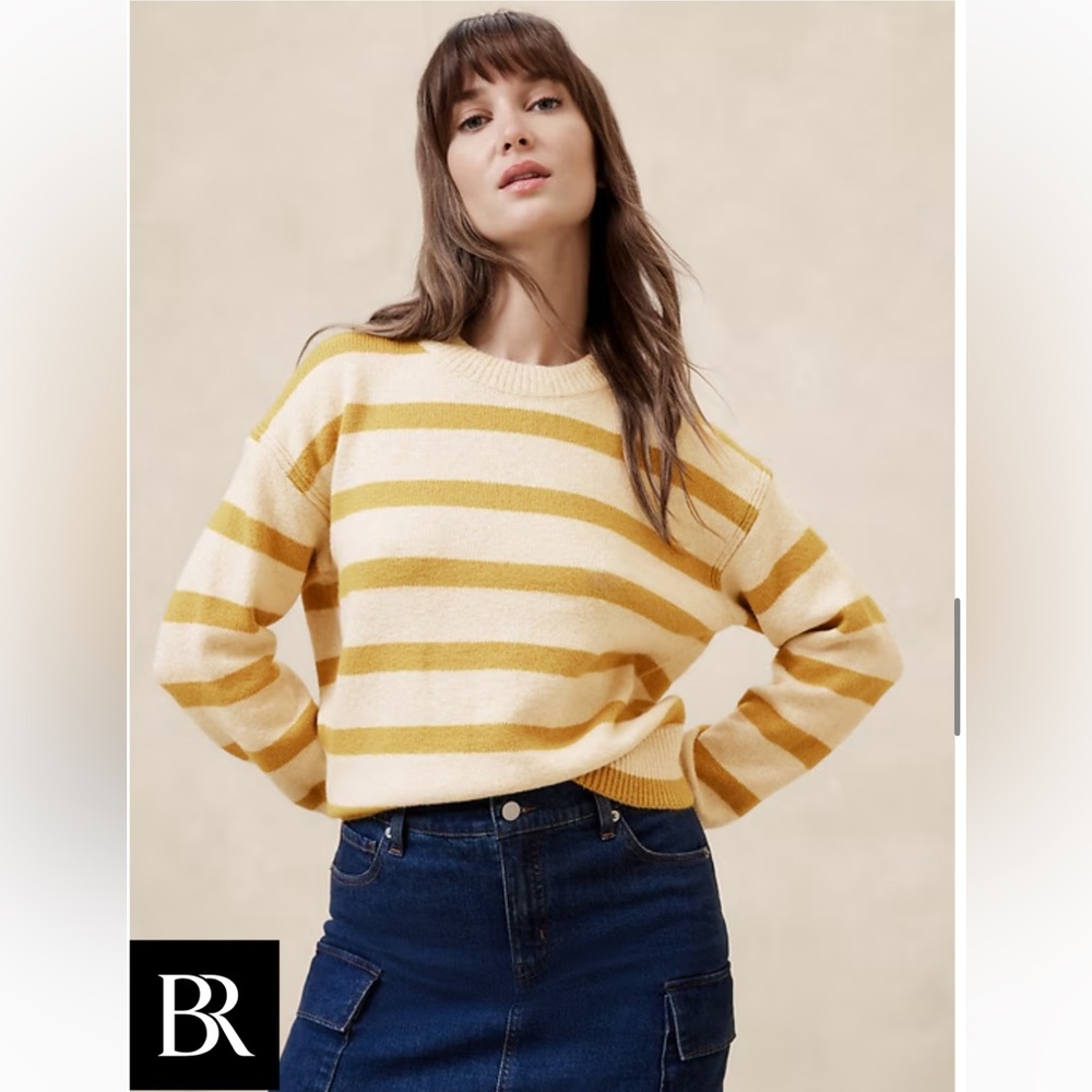 Banana Republic Cozy Oversized Stripe Sweater *worn once!*
